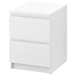 cumpără Noptieră Ikea Malm 2 ящика 40x55 White în Chișinău 