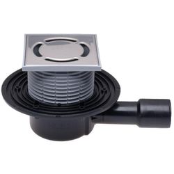 cumpără Trap de duș Hutterer & Lechner Sifon de pardoseala interior orizontal PP D. 40/50 cu grila inox (123 x 123 mm) H=79 mm HL510NPr în Chișinău 