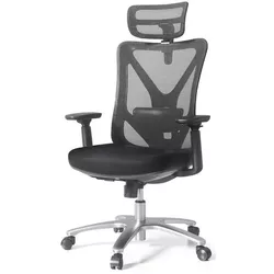 cumpără Fotoliu de birou Deli KF230, plasă și tapițerie, negru în Chișinău 