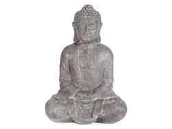 Статуя "Будда сидящий" 38cm, серый