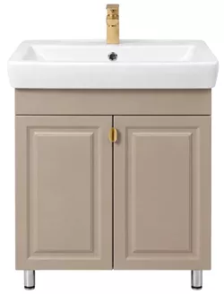 cumpără Dulap pentru lavoar Mashtab 12677 Marbela (ML) cu 2 uși 650x460x850 Alb lucios în Chișinău 