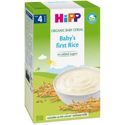 Hipp terci organic de orez fără lapte, 4+  luni, 200 g