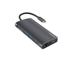 купить Переходник для IT Natec NMP-1773 Fowler 2 USB-C Multiport Adapter 8 in 1 в Кишинёве 
