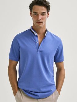 Майка Massimo Dutti Темно синий в полоску 0753/400/457