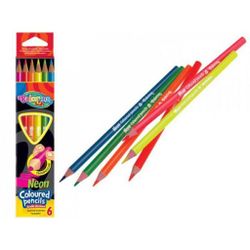 Creione colorate 6 buc. Neon Colorino