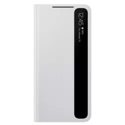 купить Чехол для смартфона Samsung EF-ZG996 Smart Clear View Cover Light Gray в Кишинёве 
