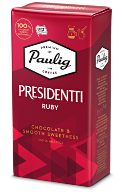 Cafea Paulig Presidentti Ruby 250g macinata