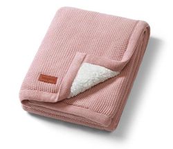 cumpără Lenjerie de pat pentru copii BabyOno 1659/01 Patura de bumbac cu captuseala din fleece Pink în Chișinău 