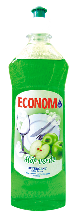 Средство для мытья посуды ECONOM зеленое яблоко 500ml