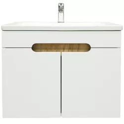 купить Шкаф под умывальник Bayro подвесной Etna Duo под умыв. Argo 700, белый мат в Кишинёве 