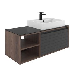 купить Шкаф под умывальник Orka Prato 120 Navaro/Anthracite в Кишинёве 