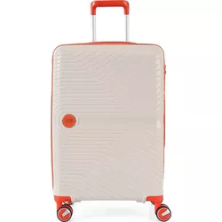 купить Чемодан CCS 5239 M White/Orange в Кишинёве 