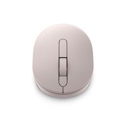 Wireless Mouse Dell MS3320W, Optical, 1600dpi, 3 buttons, 2.4 GHz/BT, 1xAA, Ash Pink
