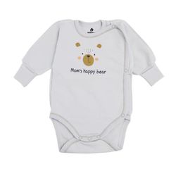 купить Детская одежда Minikin 242800156 Happy Baby Боди серый светлый 0-1мес (56см) в Кишинёве 
