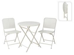 Комплект мебели 3ед: стол D60, H70cm и 2 стула 38X41XH78cm