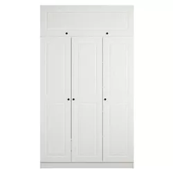 cumpără Dulap Trendy Minar 3 Mebran Kapak 2 235-Alb, 135x235x52cm în Chișinău 