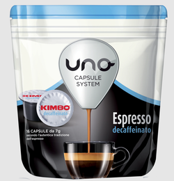Кофе в капсулах Kimbo Uno Decaff, 16 шт