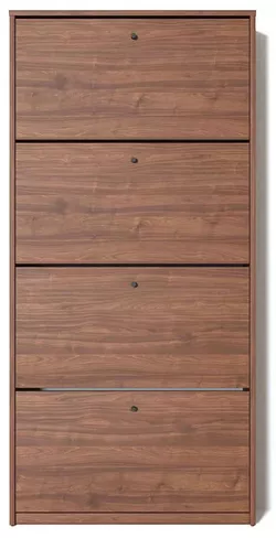 cumpără Raft pentru încălțăminte Fabrik Home Тумба для обуви 4 дверцы / 800 орех каменный în Chișinău 