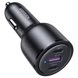 cumpără Încărcător pentru automobil Ugreen 20467 2*Type-C + 1*USB-A Aluminum 3A 69W, Grey în Chișinău 