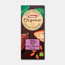 Шоколад горький  90% Criollo Torras, Bio 100г