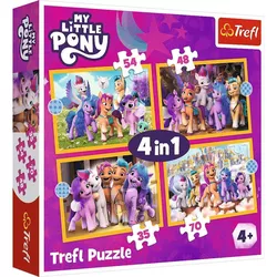 cumpără Puzzle Trefl R25E /25 (34624) 4  în 1 My little pony în Chișinău 