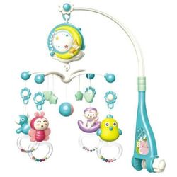 купить Карусель для кроватки Bibi-Irn 648a-55 carusel muzical cu t/c pentru patuc albastru в Кишинёве 