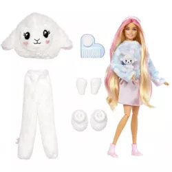 купить Кукла Barbie HKR03 Cutie în costum de miel, de pluș в Кишинёве 