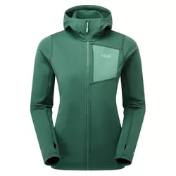 cumpără Îmbrăcăminte sport Rab Jacheta dame Superflux Hoody Green Slate 10 (QFG-14-GNS-10) în Chișinău 