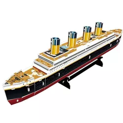 cumpără Set de construcție Cubik Fun T4012h 3D Puzzle Titanic (small) în Chișinău 