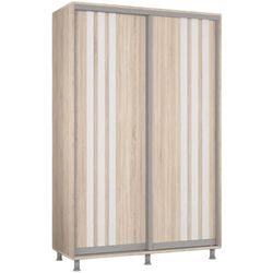 купить Шкаф Mobildor-Lux Арон с раздвижными дверями с планками (140x60x200H см) Sonoma в Кишинёве 