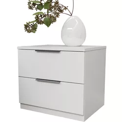 cumpără Noptieră Bayro Murano 550x500x450 белый мат în Chișinău 
