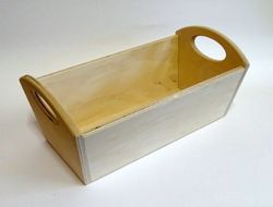 Фанерная корзина 14x18x33см