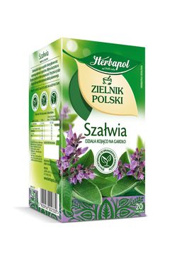 Ceai de plante Polish Herbarium Sage, 20 plicuri