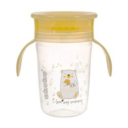 cumpără Cană cu pai Akuku A0670 Yellow 240ml în Chișinău 