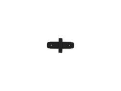 CONNECTOR STRAIGHT черн 6830