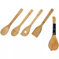 cumpără Tacămuri Excellent Houseware 47009 Набор кухонных инструментов 4шт, 23сm, бамбук în Chișinău 