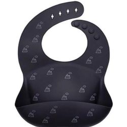 cumpără Bavețică Petite&Mars 706113 Baveta moale din silicon Sam Grey Hills în Chișinău 