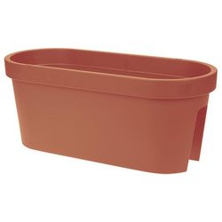 cumpără Decor pentru grădină ProGarden 50657 Вазон для цветов с выемкой на перила 60x28x25cm коричневый în Chișinău 