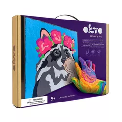 купить Картина по номерам ToyMall 003484 Raccoon 29x29cm в Кишинёве 