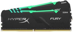 32GB DDR4-3200MHz Kingston HyperX FURY RGB (Kit of 2x16GB) (HX432C16FB3AK2/32), CL16-18-18, 1.35V