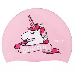 купить Аксессуар для плавания Nils 157 Unicorn Pink, casca inot copii silicon (11-30-080) в Кишинёве 
