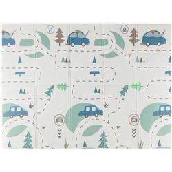 cumpără Covoraș de joacă Petite&Mars 435073 Covoras de joaca pliabil 2in1 Campy Cars&Arabesca în Chișinău 