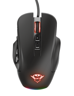 Mouse Trust GXT 970 Morfix Customisable Gaming, Black