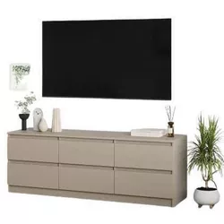 купить Тумба напольная для TV MebelStar NEO 6S 180x43x53 Cashmere (MBS-1292) в Кишинёве 