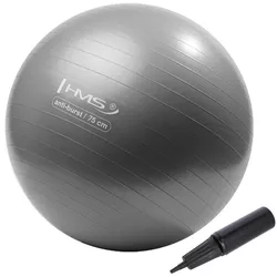 cumpără Minge HMS 9477 Minge gimnastica d=75cm cu pompa Gray YB02 (17-42-179) în Chișinău 