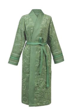 купить Домашний текстиль Pip Studio 332478 Jasmin Jacquard Bathrobe Green S в Кишинёве 