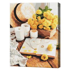 Цветочная книга, 40х50 см, картина по номерам BS51336