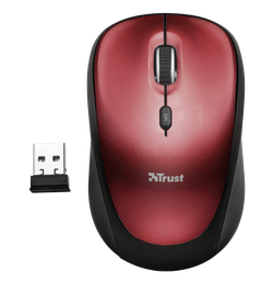Wireless Mouse Trust Yvi, Red