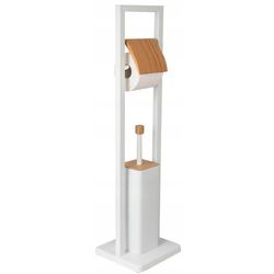 cumpără Perie WC 5five 50315 с подставкой и держатель для бумаги 80cm în Chișinău 