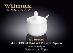Сахарница WILMAX WL-996083 (для меда/сахара 130 мл)